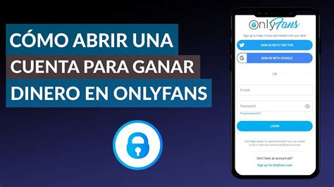 como abrir cuenta de onlyfans|Crear una cuenta en OnlyFans